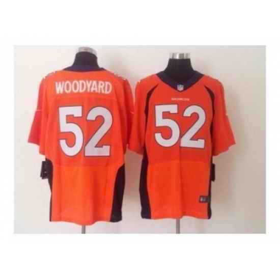 Nike Denver Broncos 52 Wesley Woodyard orange Elite NFL Jersey